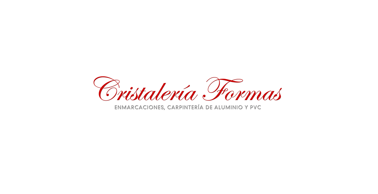 Logotipo Cristalería Formas
