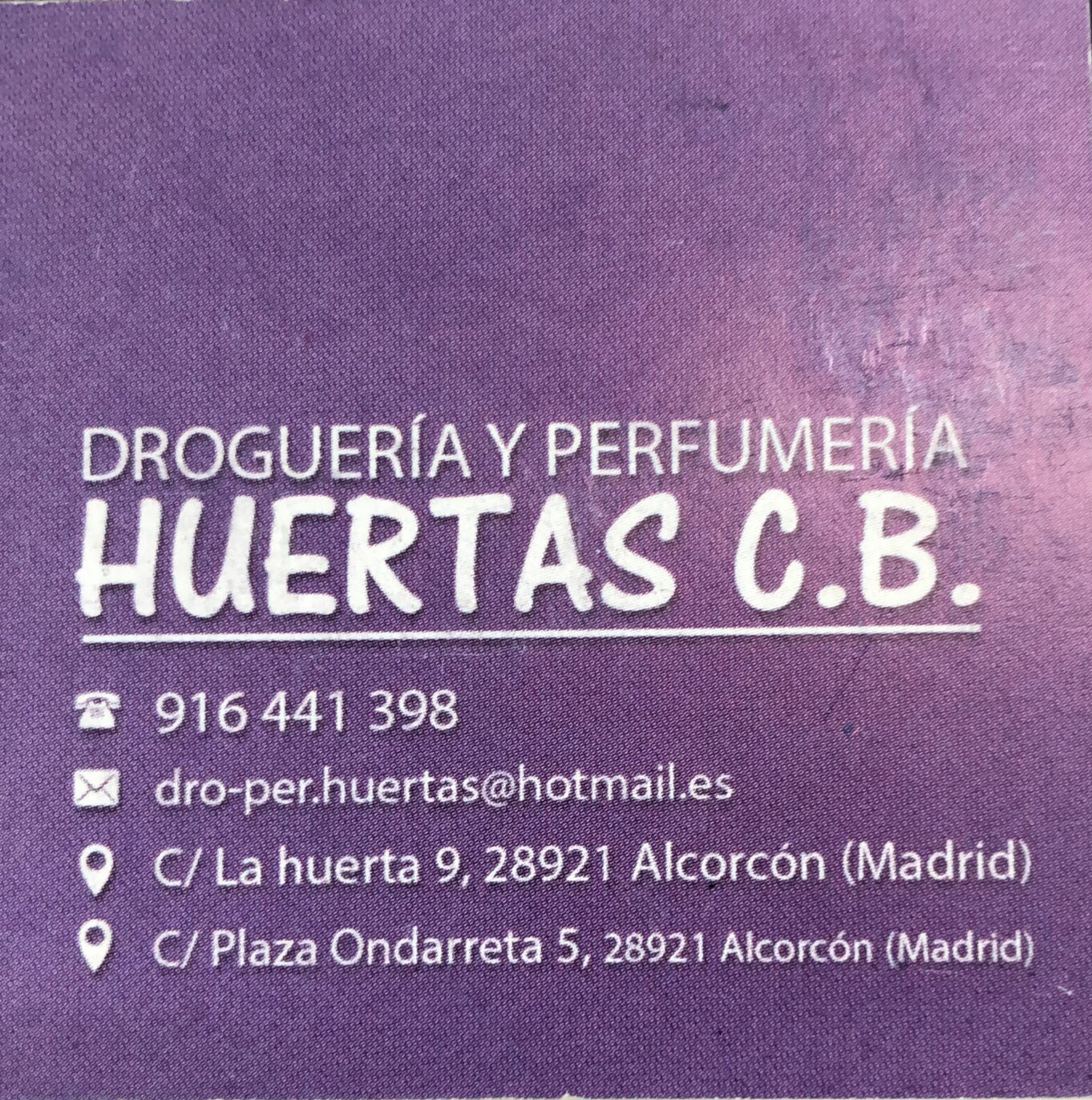 droguería Huertas